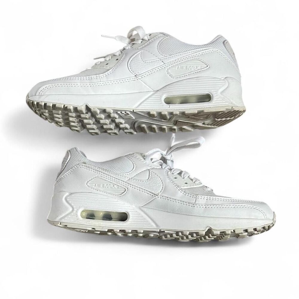 Nike Air Max 90 triple white sneakers